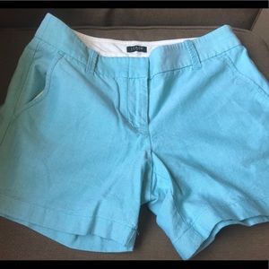 Jcrew size 0 turquoise shorts
